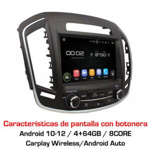 Pantalla multimedia específica Opel Insignia 2014-2016 (con CD) / SPF2808