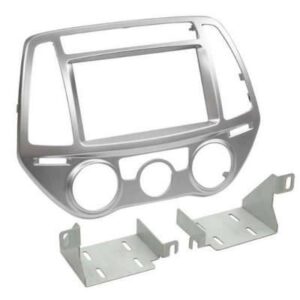 KIT Marco DOBLE DIN Plata | HYUNDAI i20 +2012 | CR2HY07 |