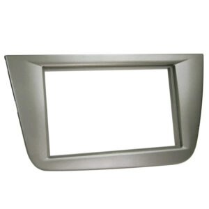 Carátula 2DIN COLOR PLATA Seat Altea 2004- / Seat Altea XL 2006- /  Seat Toledo 2000-2009 • CR2SE05PL