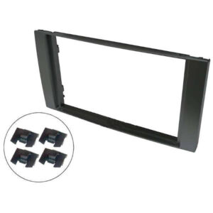 Marco 2 DIN color negro Compatible con: FORD Focus C-Max 2003-2010 -/Galaxy hasta 07 / Focus (II) 2005-2007 / Fiesta 2006-2009 / S-Max 2006-2010 / Fusion 2006- / Transit 2006- / Kuga 2008-2013 192X117 | CR2FO06N |