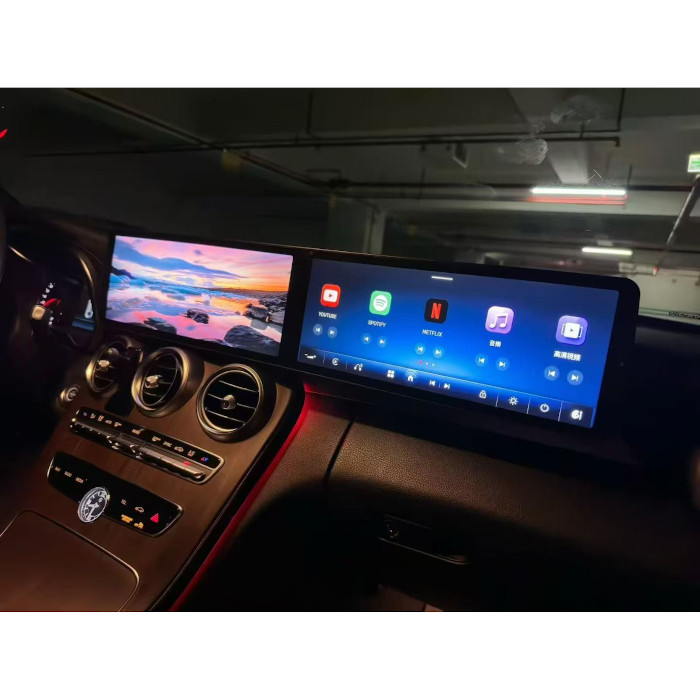 Unidad multimedia específica 24″ Mercedes Clase V/GLC/C 2019-2021 NTG5.5 • SPF980124" - Imagen 2